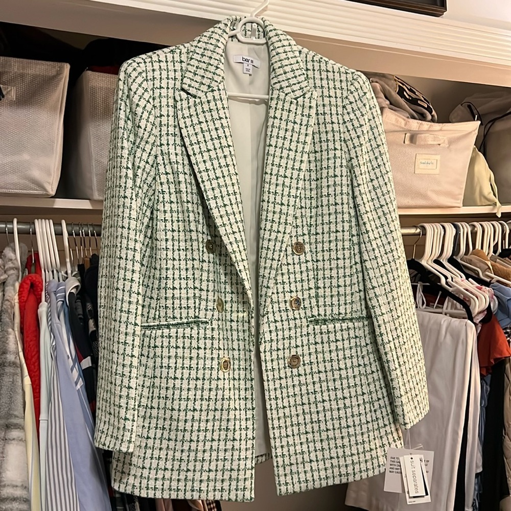 BAR-III tweed blazer NWT